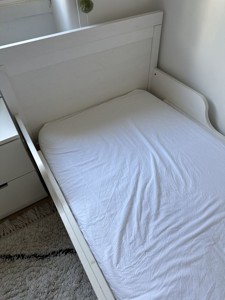 Cama extensivel + colchao ikea