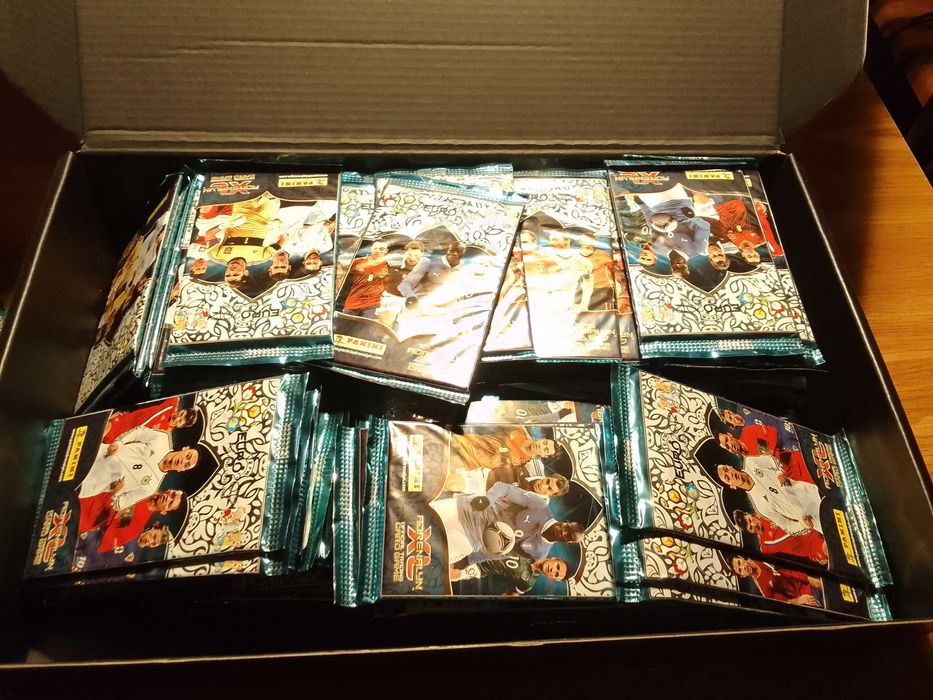 karty piłkarskie panini Euro 2012 saszetki 50 sztuk