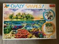 Puzzle Trefl 600 Crazy Shapes Tropikalna wyspa