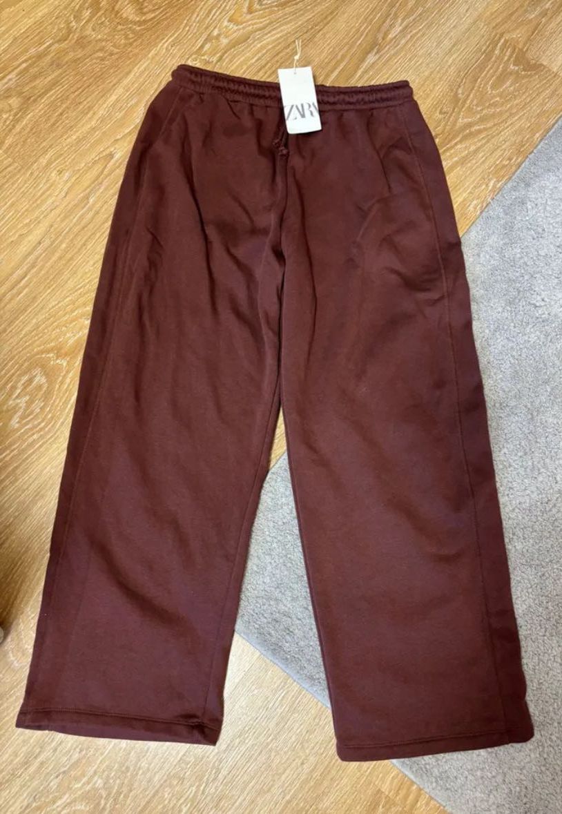 Спортивні штани Straight-leg Zara XL нюанс