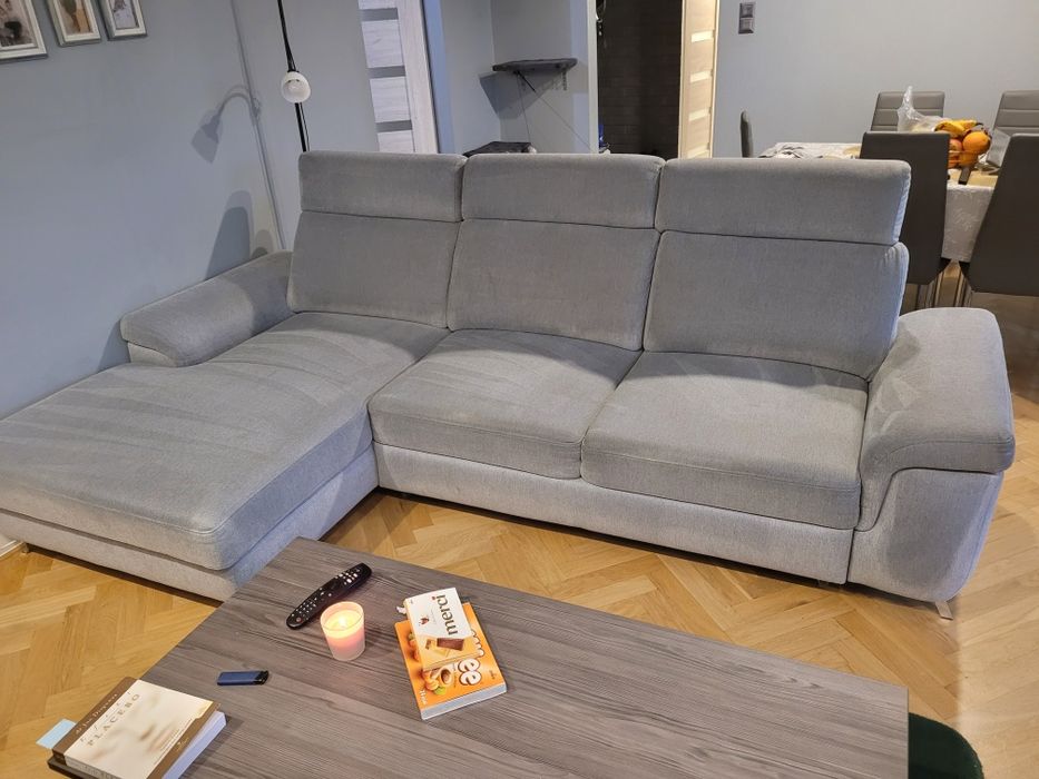 Bardzo duży narożnik z funkcją spania