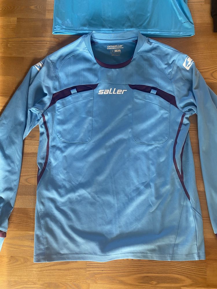 Bluzy sędziowskie Saller i Adidas Strój sędziego piłkarskiego S i M