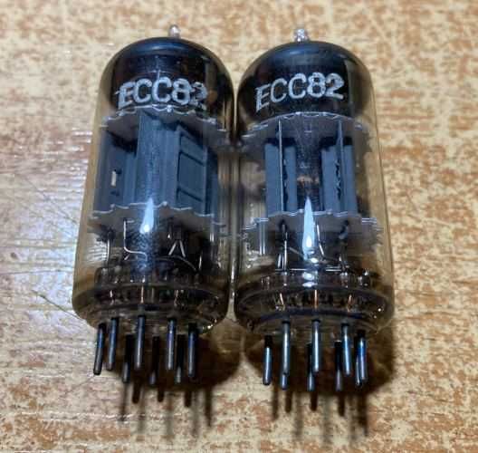 Para lamp elektronowych ECC 82 ULTRON Vintage