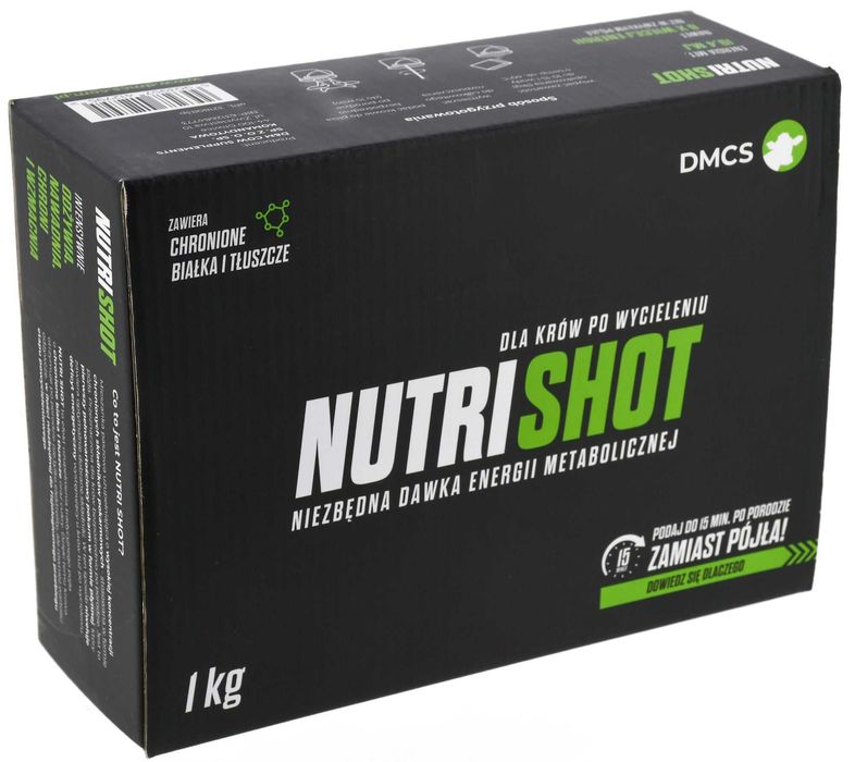 Specjalistyczny preparat energetyczny dla krów po wycieleniu NutriShot
