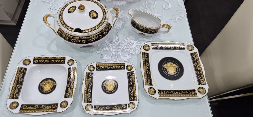 Serwis obiadowy porcelanowy Versace