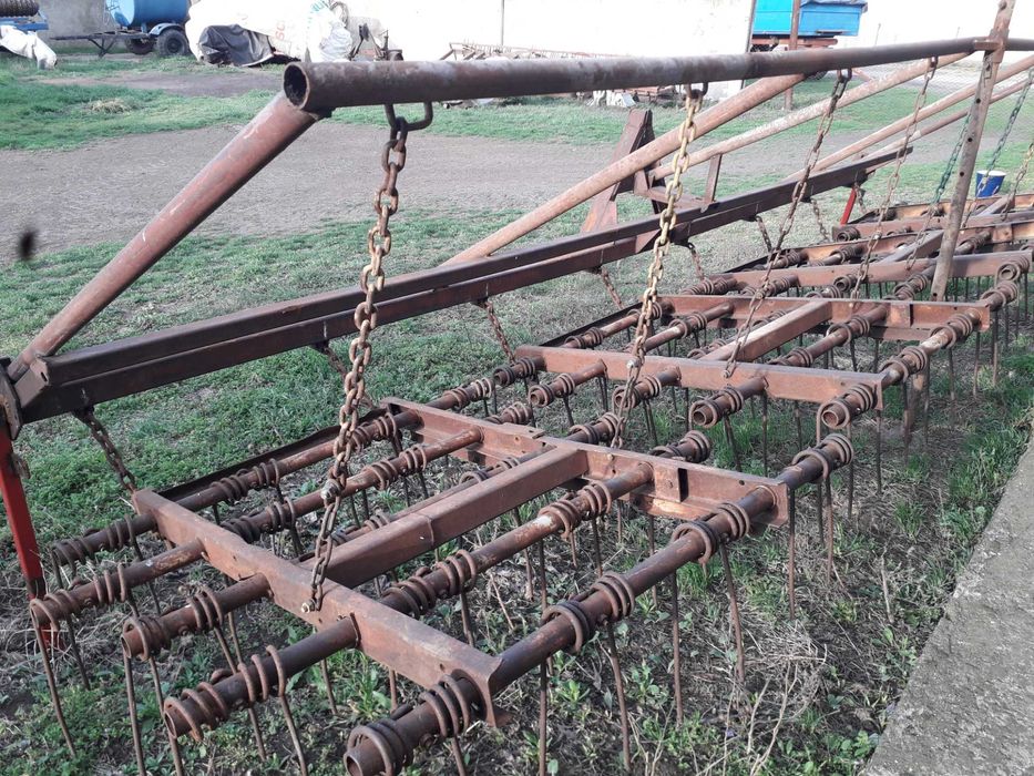 Борона пружинная навесная 6метров