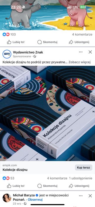 Kartka nala skladana urodzinowa leniwiec