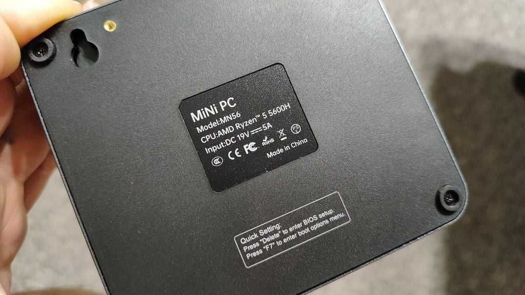 Компьютер МиниПК FIREBAT MN56 - AMD Ryzen 5 5600H (16gb RAM 512gb SSD)