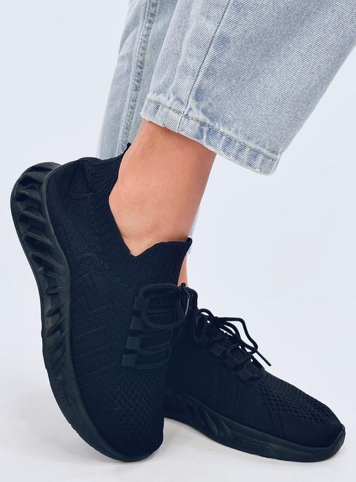 Buty Sportowe Skarpetkowe Neam Black