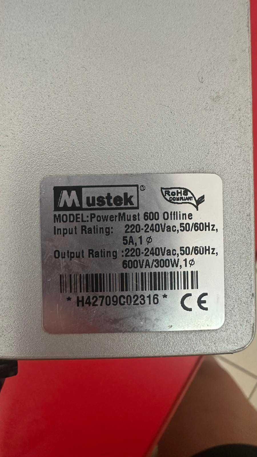 ДБЖ Mustek PowerMust 600 Offline