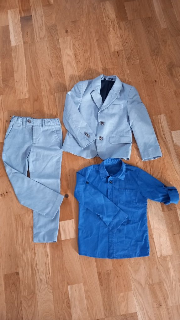 Marynarka spodnie garnitur strój elegancki