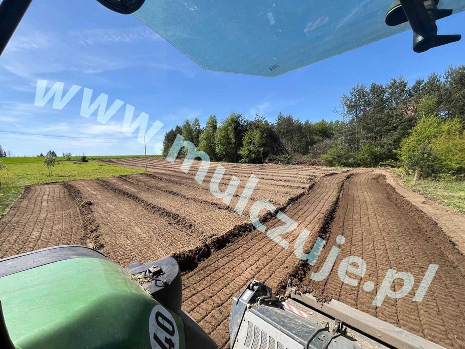 Mulczer leśny wgłębny, powierzchniowy, Karczowanie Czyszczenie działek