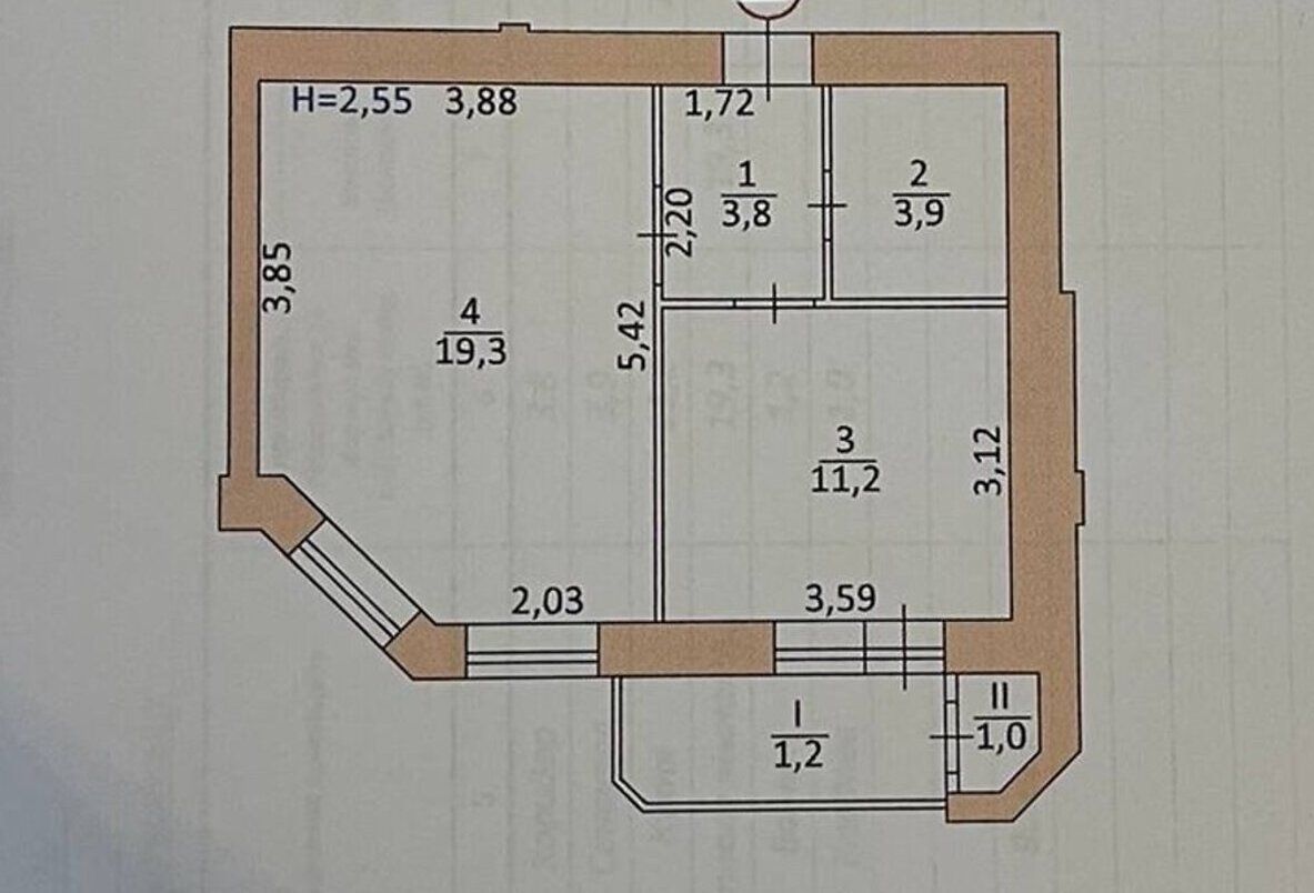 Продаж 1 кімнатної квартири вул.Довженка