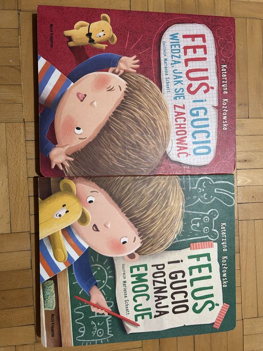 Dwie ksiazki z serii Feluś i Gucio