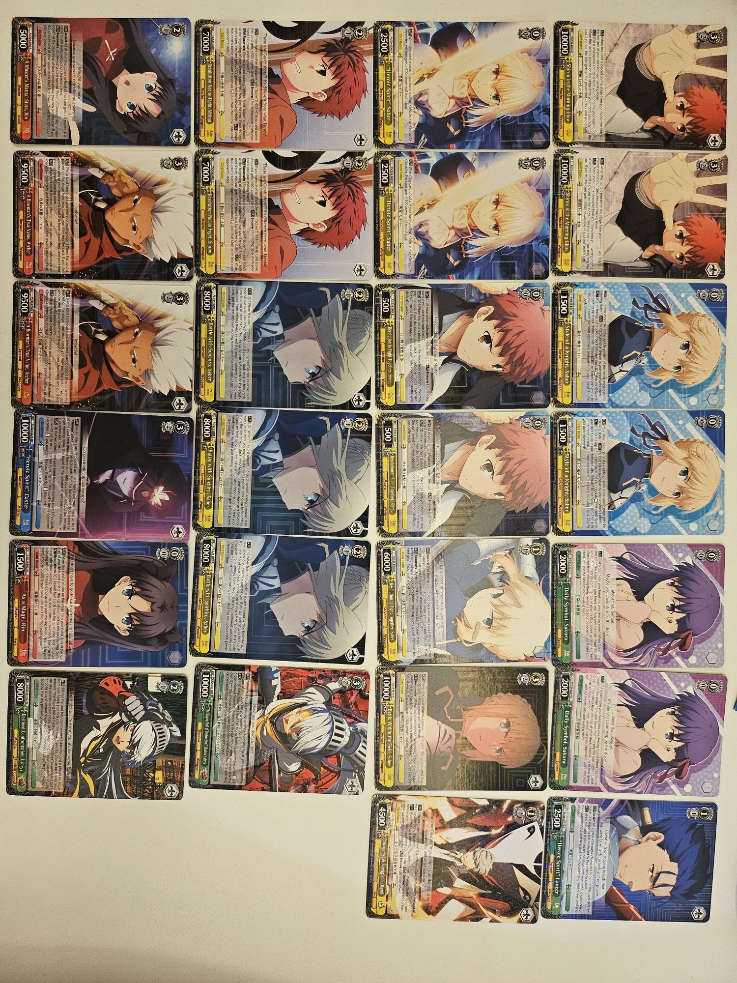 weiss schwarz decks e bulk