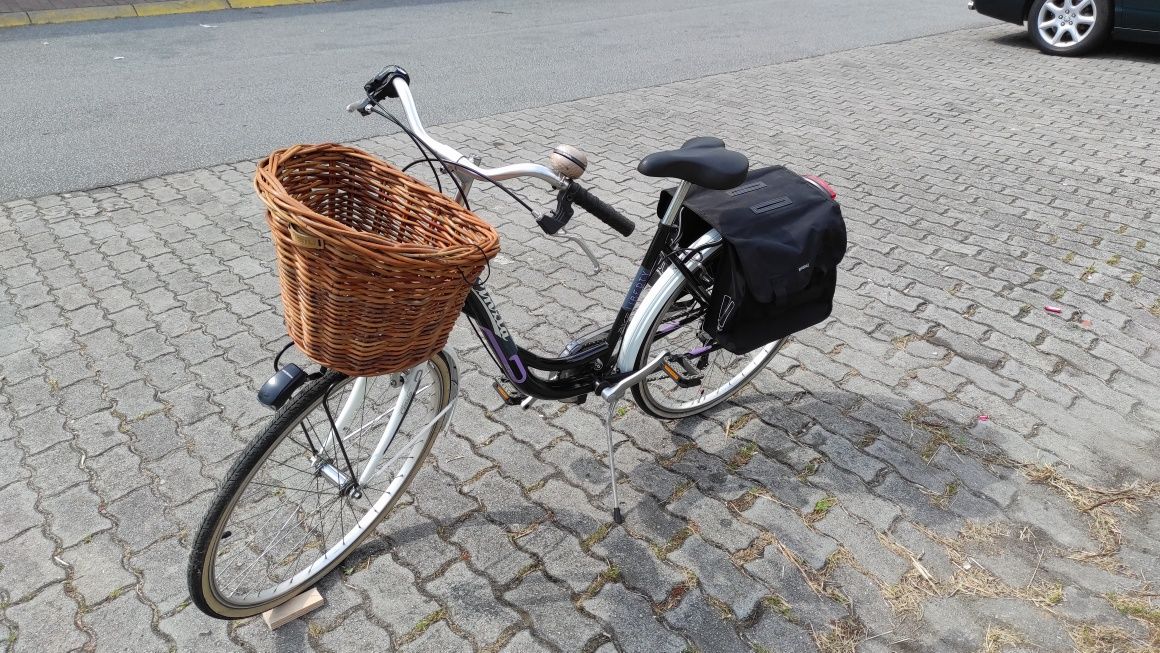 Bicicleta Urbana com Cesta e Alforje – Roda 26