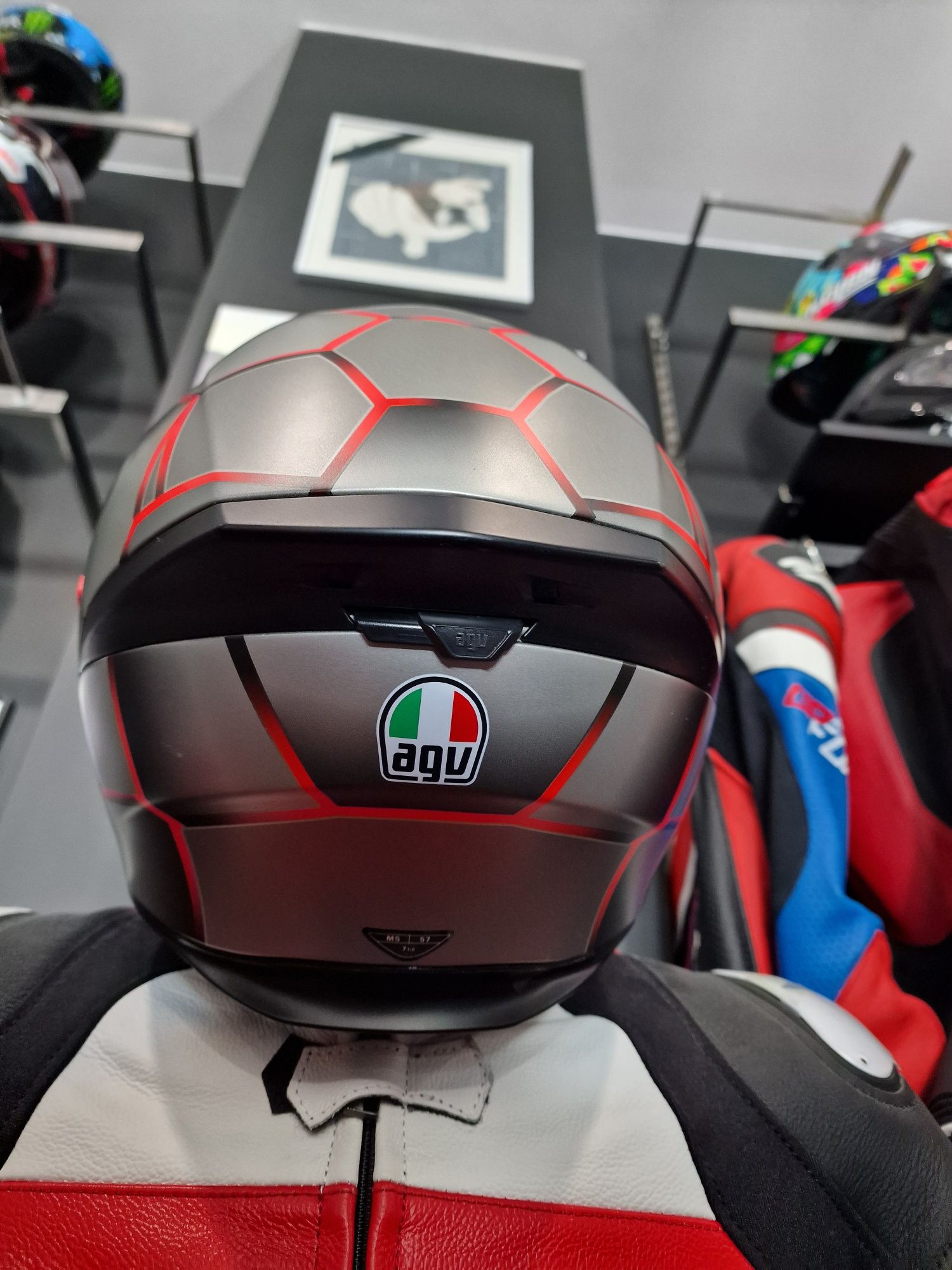 MotoSzafa KASK AGV K-5 S VULCANUM RED !gratisy!