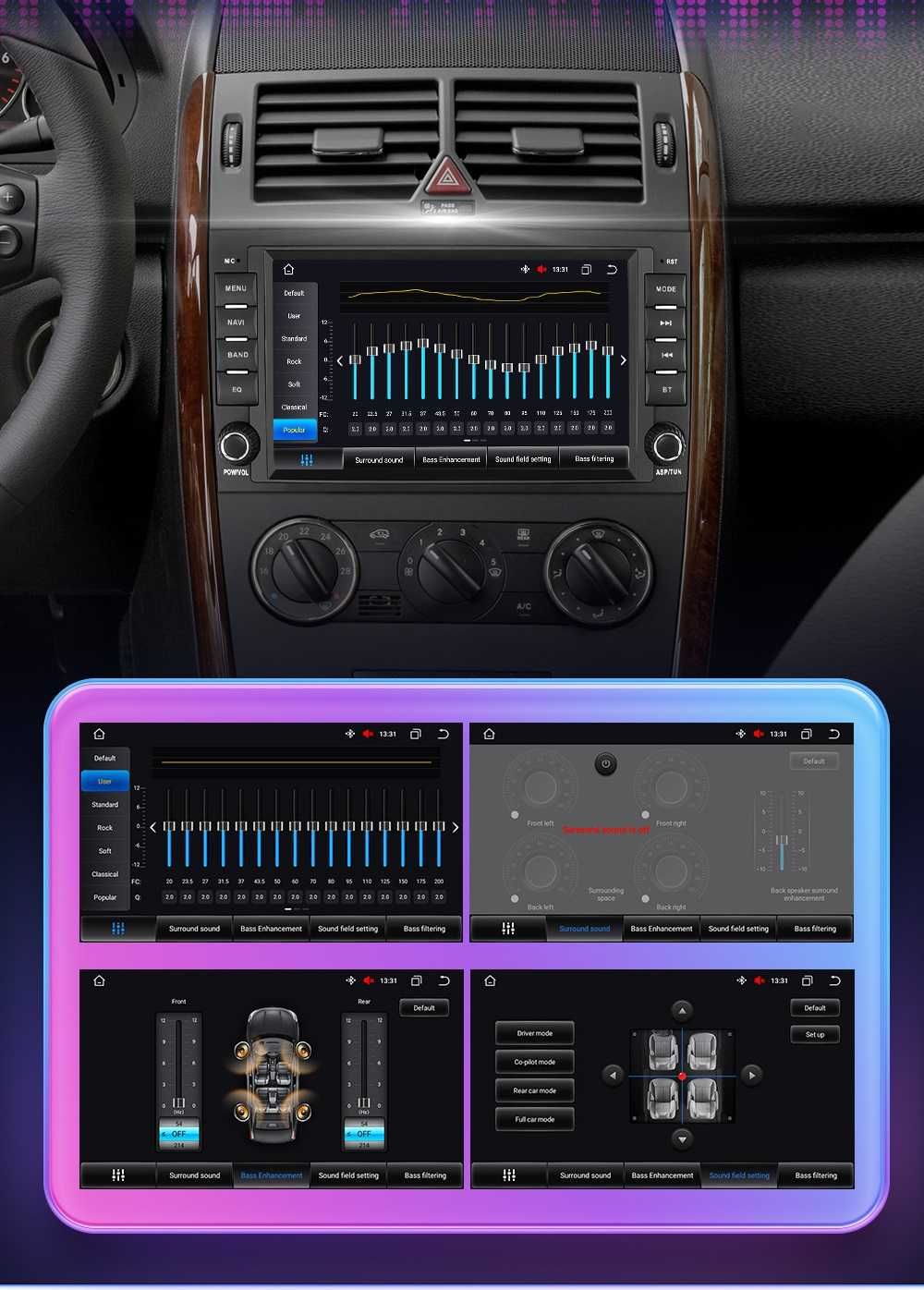 CarPlay Android WiFi GPS Mercedes Sprinter Vito Viano A B VW Crafter
