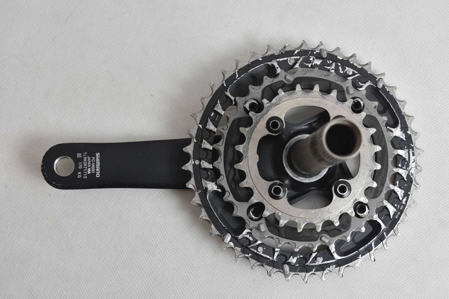 prawe ramię korby SHIMANO XTR fc-m980 ! 170mm ! 42-32-24z !