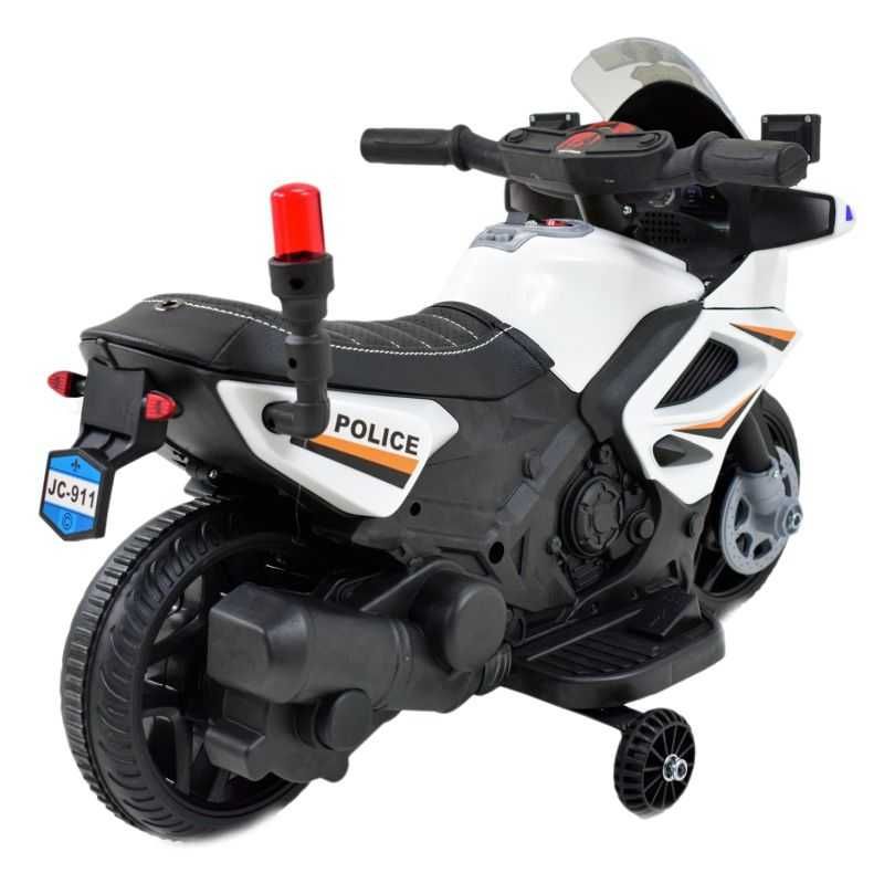 Motor na akumulator KOGUTY SYRENY Policyjne dla dziecka, Auto