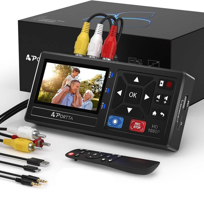 Відеоконвертер VHS у цифровий формат 1080P 60Hz Portta Video Capture