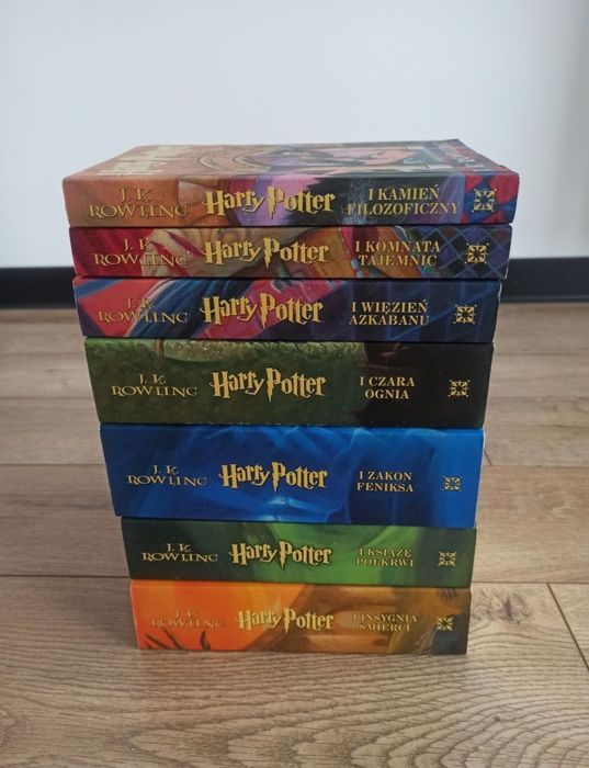 Harry Potter 1-7 Rowling Media Rodzina stare wydanie