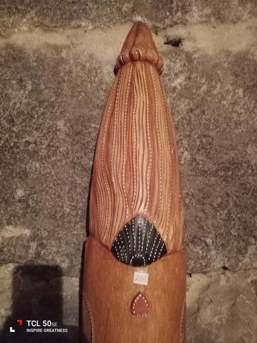 Estátua africana de parede com 1,02