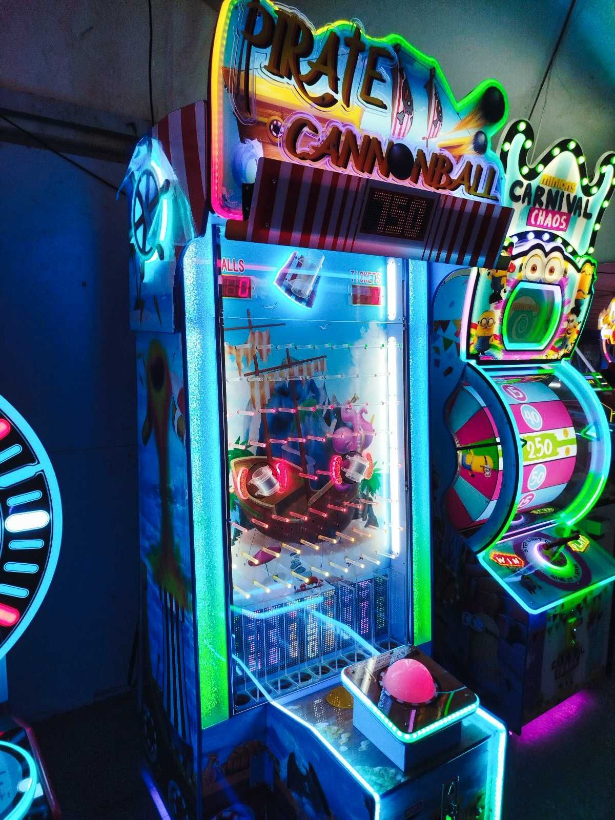 Automat Ticketowy rozrywkowy zarobkowy Pirate Cannonball salon gier