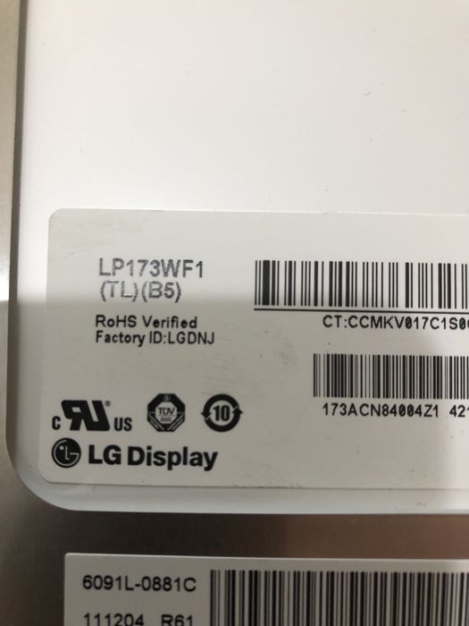 Матрица 17.3 Led Normal FullHd 40пин