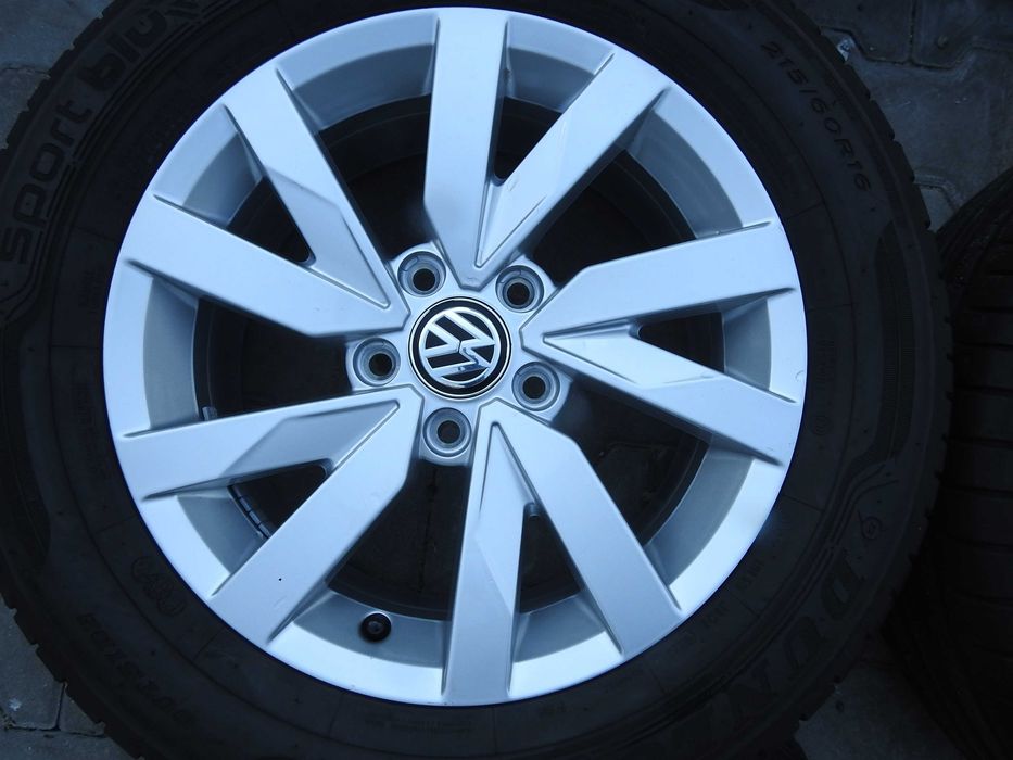 4×Alufelgi VW OE 16'' 6,5J 5x112 ET41 20rok 3G0 Super STAN