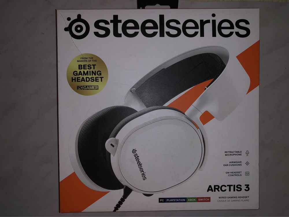 Навушники SteelSeries Arctis 3 2019 Edition White (SS61506)