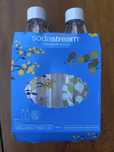 butelki sodastream a motywem kwiatowym