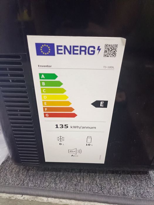 Enventor TJ-10DL Mini Lodówka Turystyczna 10l czarna