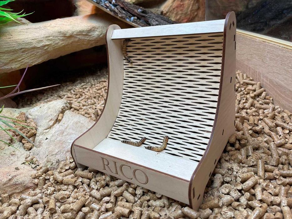 Karmidło karmidełko dla jaszczurka gekon agama żywy pokarm