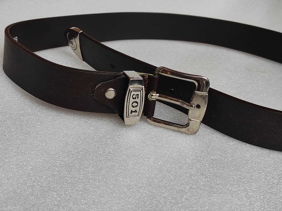 Ремень мужской цвет черный б/у