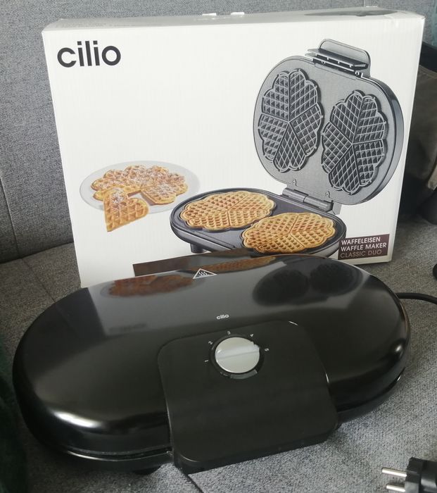 Dwa gofry na raz !!! Gofrownica Cilio Classic Duo - na Gwarancji !!!