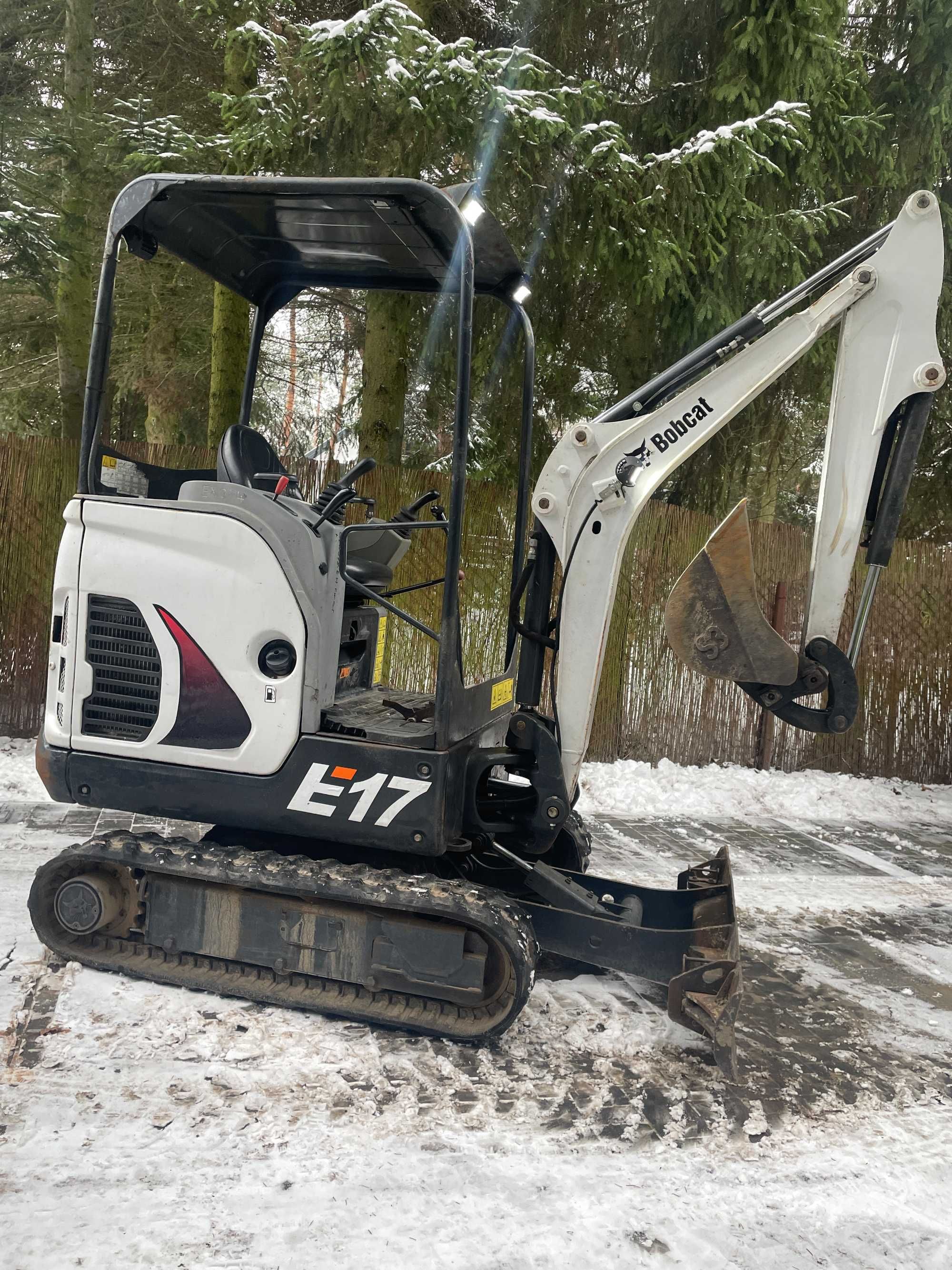 minikoparka BOBCAT E17, 2014, VAT 23%