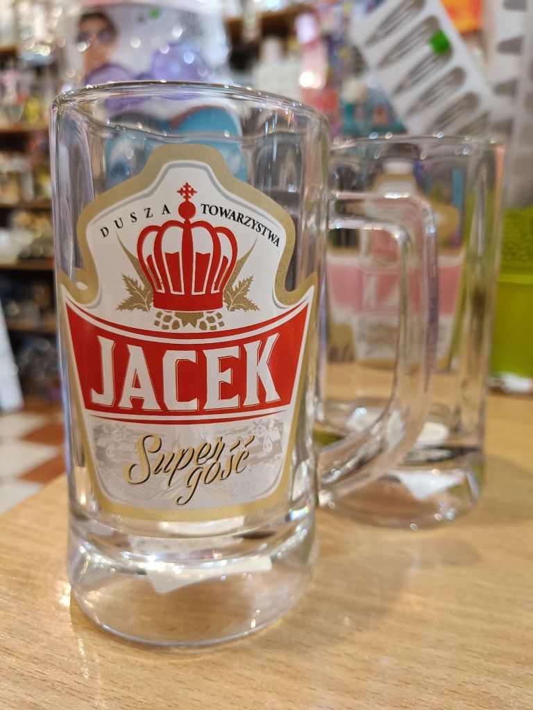 Kufel z imieniem Jacek, prezent dla Jacka