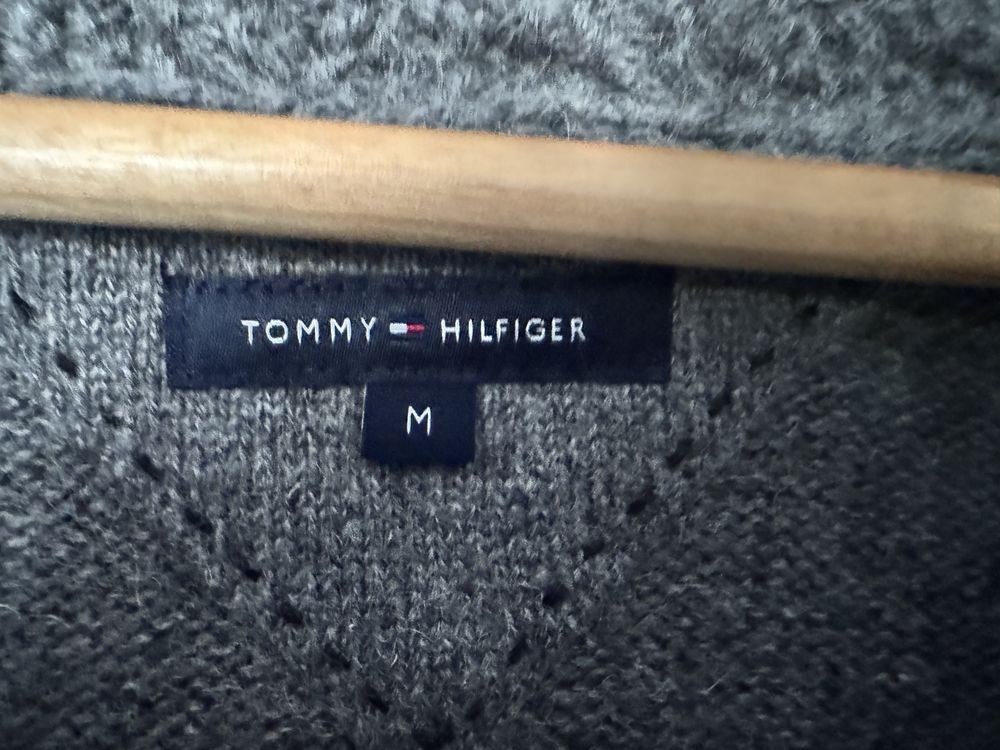 Kardigan sweter Tommy Hilfiger r M welna alpaka