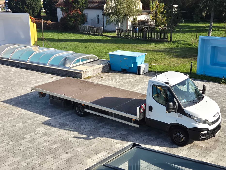 Iveco Daily 50c18 diesel 3.0 moc 180KM Salon PL platforma 6,15m