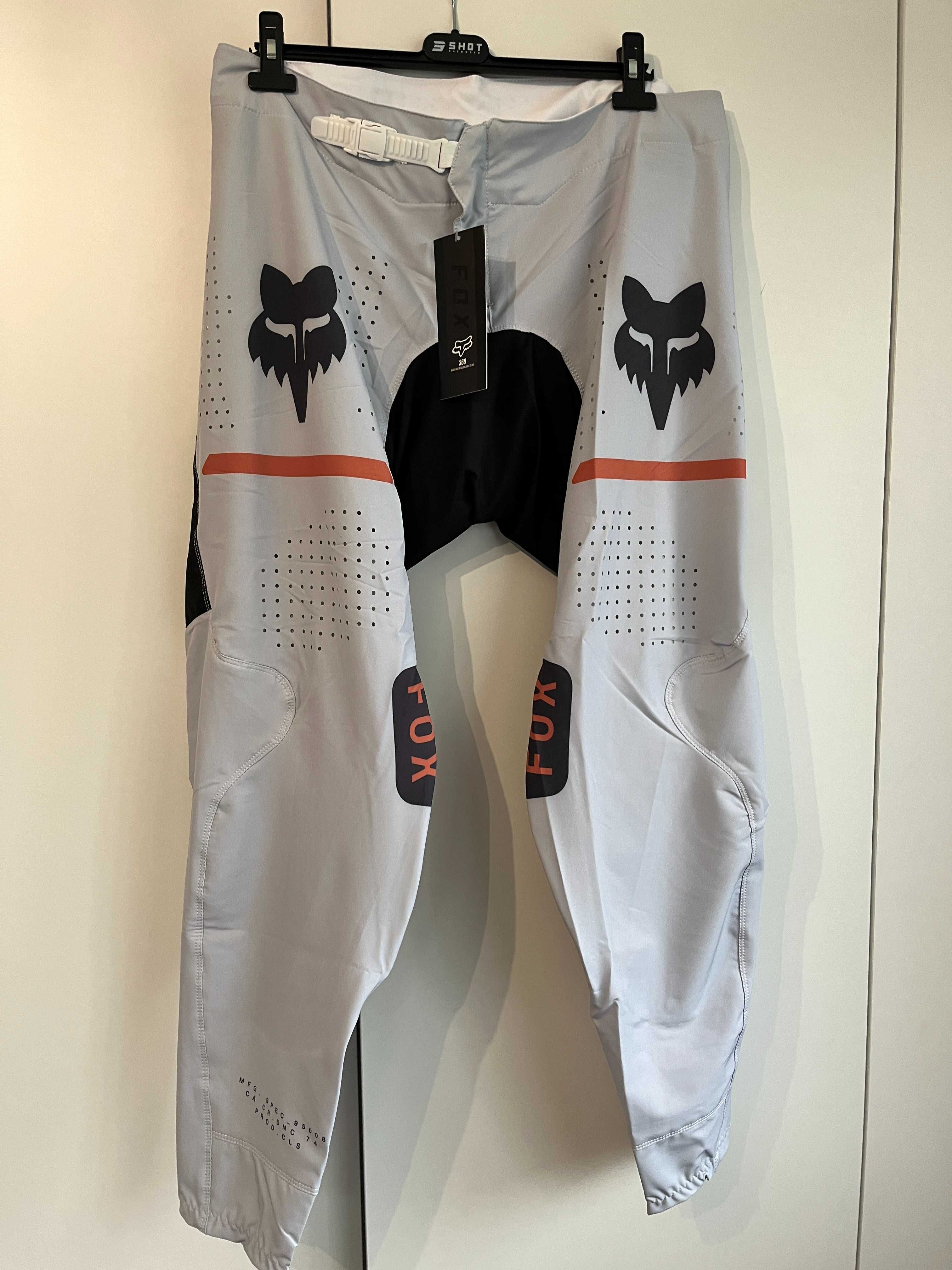 Strój FOX Flexair Optical Steel Grey MX (cross,quad,enduro,mtb)