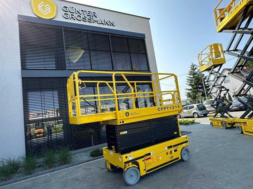 Podnośnik nożycowy nowy Gunter Grossmann, elektryczny 12m + 2 m