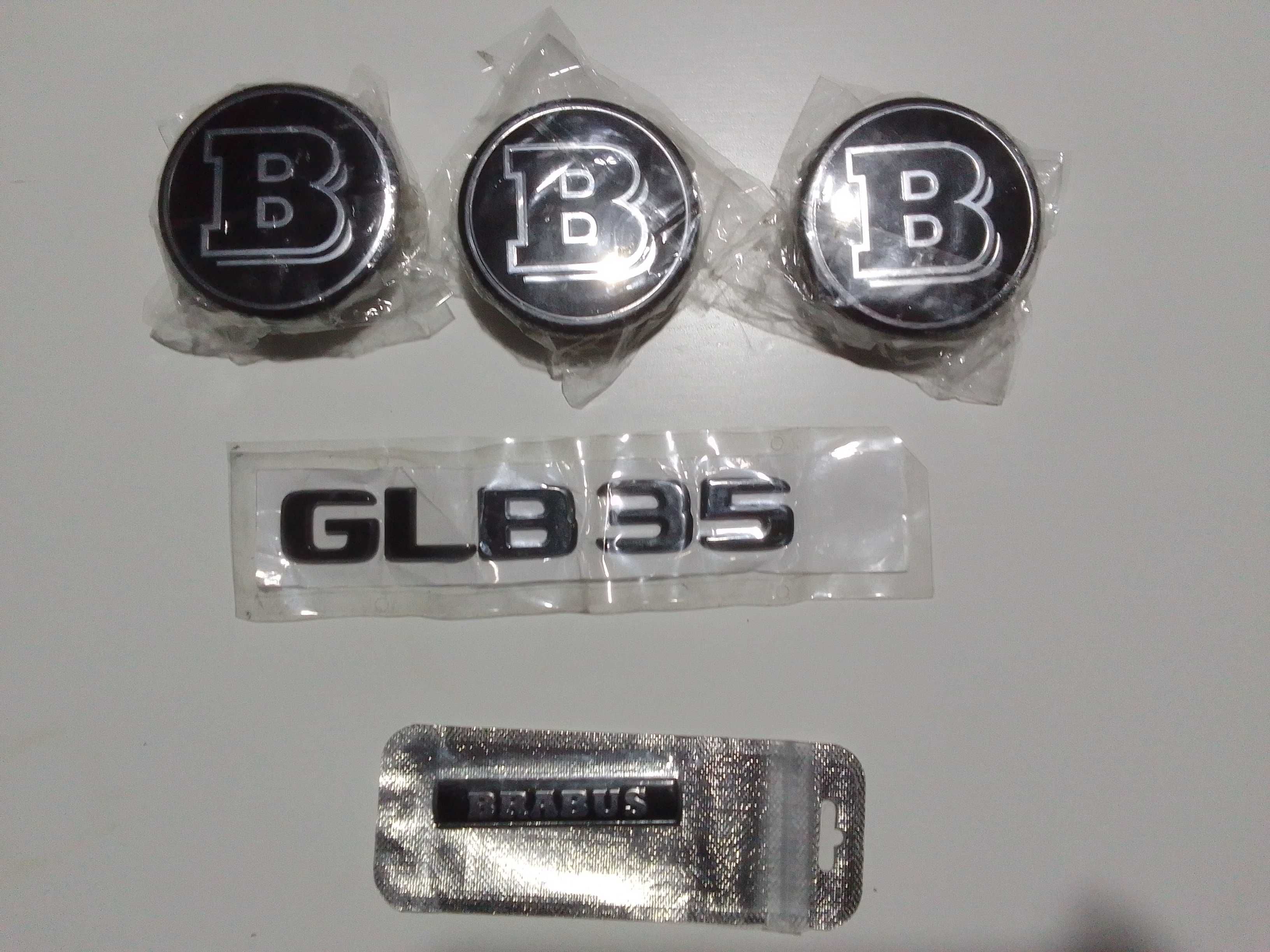 Litery GLB 35 BRABUS czarne