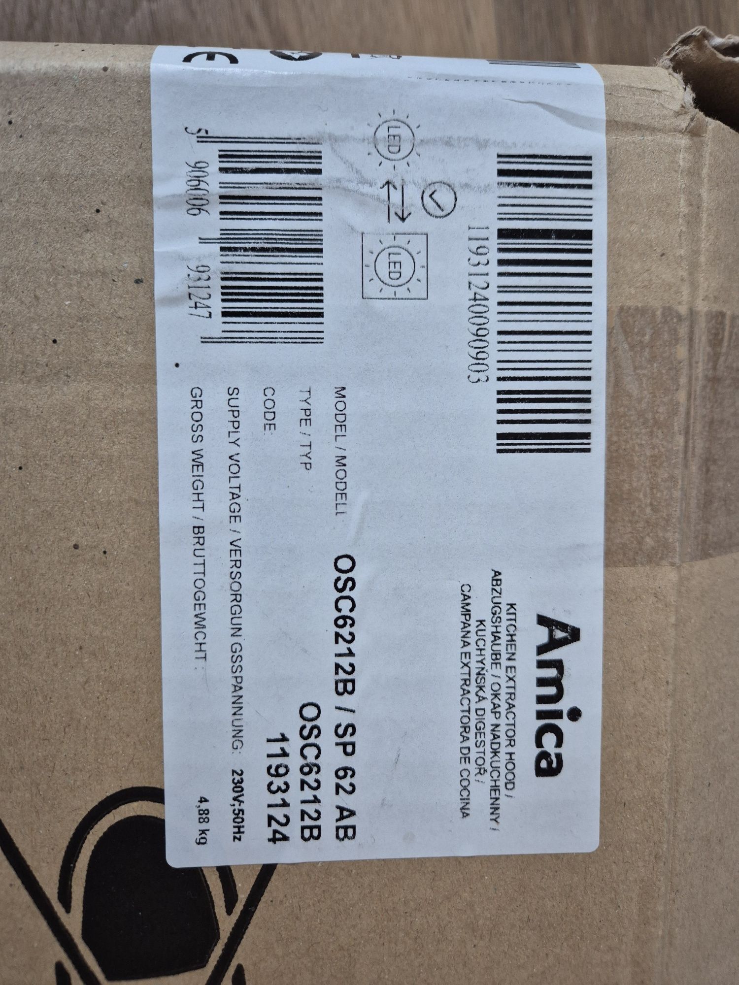 Okap Amica OSC6212B