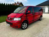 VW T5 Caravelle / Long / 2,5 diesel / TV / 9 miejsc / Kreskówka