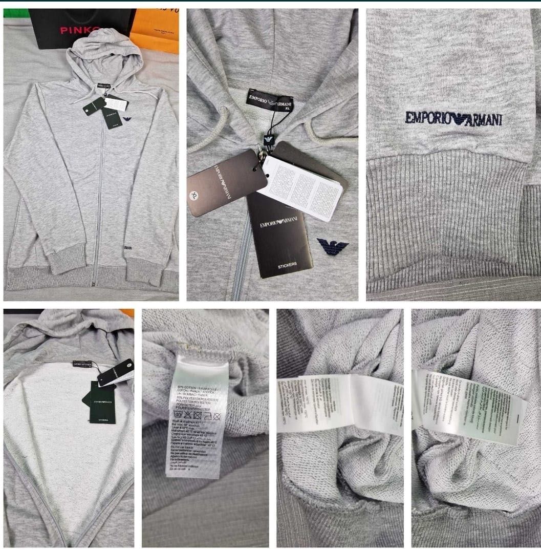 bluza meska z kapturem boss armani ea7 kolory