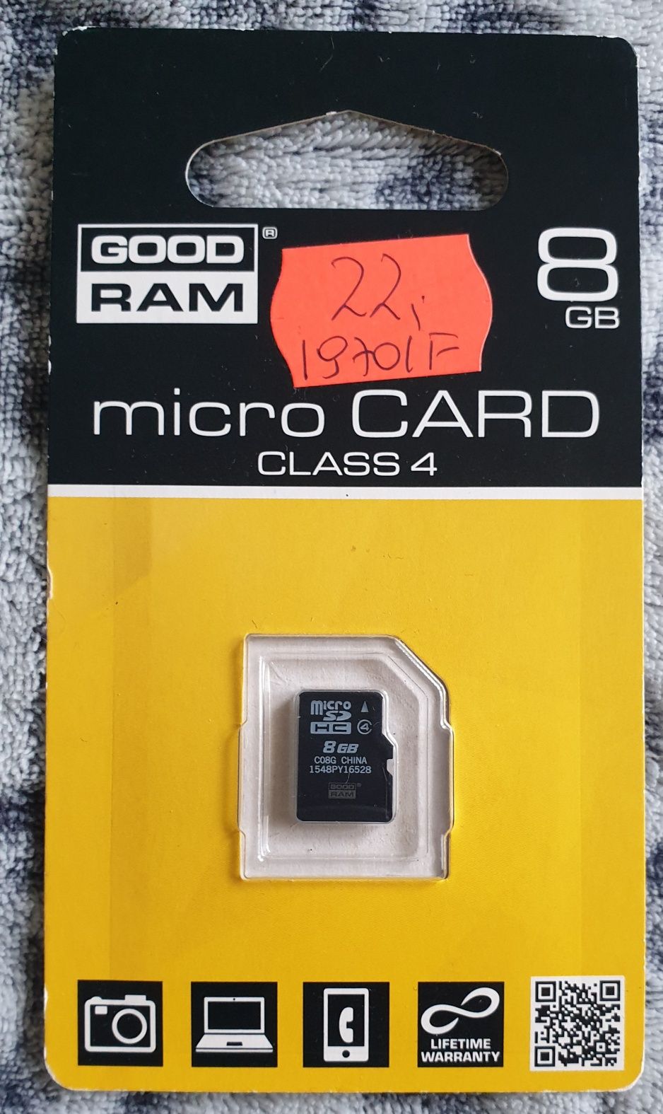 Karta pamięci micro 8GB