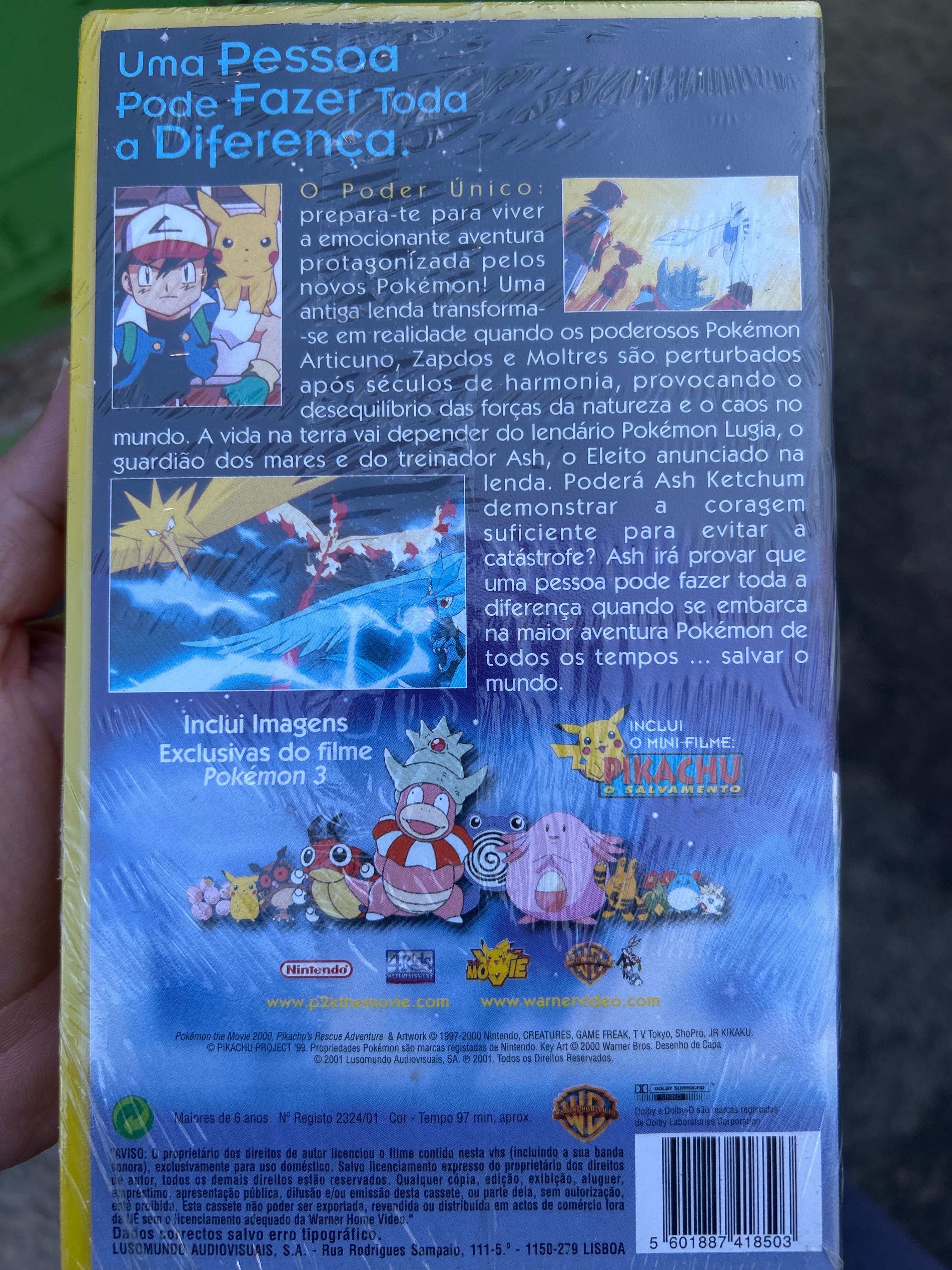 Vhs Pokémon 2 rarissima embalado