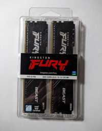 Оперативна пам'ять 16Gb (2x8) 3733MHz Kingston Fury Beast DDR4