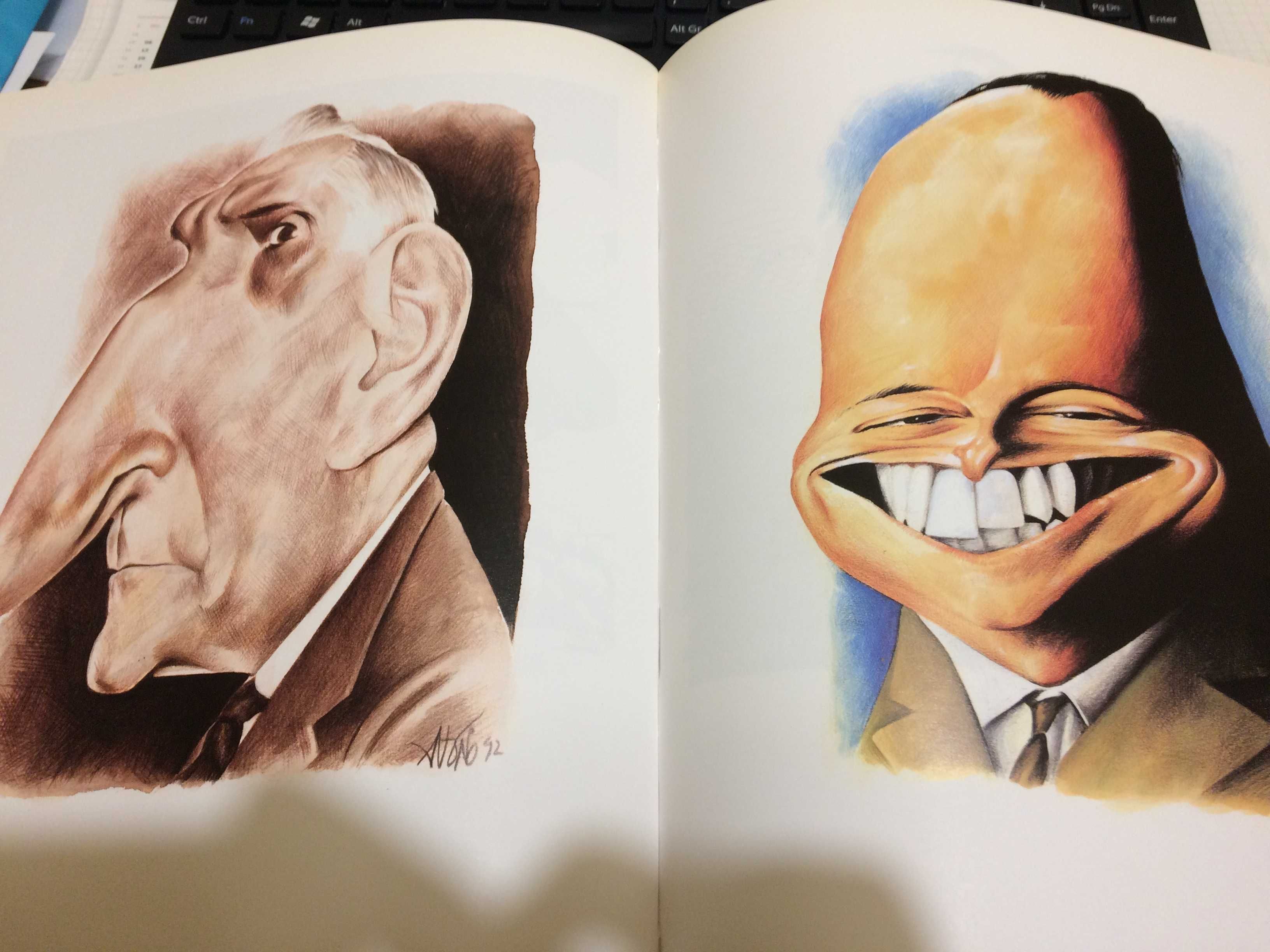 Livro de caricaturas de António